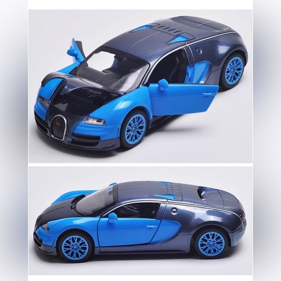 Bugatti Veyron 1:32 Double Horses Platinum Alloy Model- Lights&Sound - Jiaye M. - Picture 4 of 7